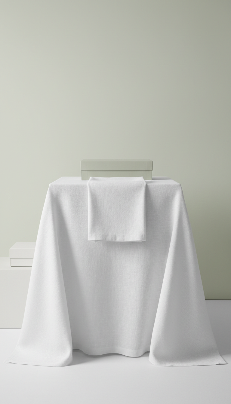 Cloud White Turkish Linen Set
